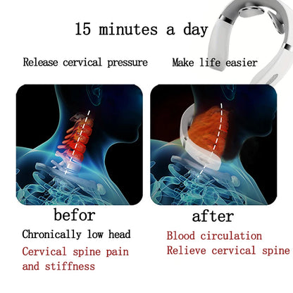 Smart Neck Massager – Deep Tissue Relief Anywhere, Anytime